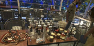 होटल के रूफटॉप पर संचालित नाइट क्लब में पुलिस ने मारी रेड, हुक्का सामग्री जब्त