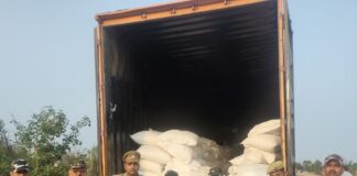 भारत-नेपाल सीमा पर 2570 किलो अखरोट जब्त:SSB और पुलिस ने ट्रक से पकड़े विदेशी अखरोट