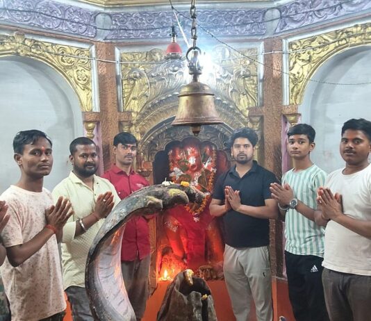 नासिरगंज में हनुमान जन्मोत्सव मनाया गया:विश्व हिंदू परिषद ने सुंदरकांड पाठ और आरती का आयोजन किया