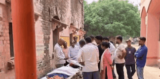 अनियंत्रित जनरेटर से बाइक टकराई, महिला समेत दो की मौत:निचलौल के अमहवा के पास हादसा, पुलिस शिनाख्त में जुटी