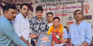 थर्मोकूल के CMD राजीव गुप्ता ने वालीबॉल टूर्नामेंट में खिलाड़ियों को किया प्रोत्साहित