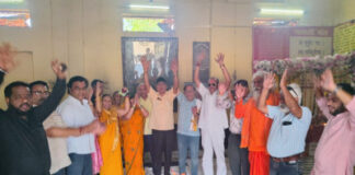 परशुराम शिविर पर हुआ हवन-पूजन एवं भव्य फूल बंगला सजाया गया