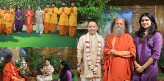 ऋषिकेश में स्वामी चिदानन्द और कैलाश खेर के बीच गुरुकुल परंपरा पर दिव्य संवाद