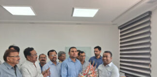 नवनियुक्त प्रबंध निदेशक नीतीश कुमार का संघर्ष समिति ने किया भव्य स्वागत