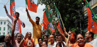 भगवामय हुआ बंगाल, विधानसभा चुनाव में ऐतिहासिक जीत की ओर भाजपा