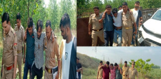 मुजफ्फरनगर में 24 घंटे में पुलिस का बड़ा एक्शन: 7 मुठभेड़ों में 10 अपराधी गिरफ्तार, कई घायल