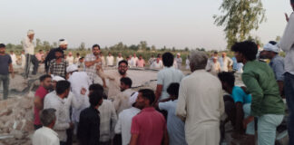 सिरसा: मकान को जैक से उठाते समय गिरी दीवार, हादसे में दबे तीन मजदूर