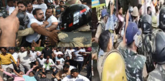 लखनऊ में अवैध वकील चैंबरों पर चला बुलडोजर, विरोध में हंगामा, पुलिस ने लाठी फटकार कर भगाया