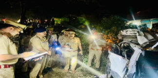 बहराइच में भीषण सड़क हादसा, चार की मौत,दो घायल