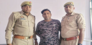 पुलिस मुठभेड़ में गौकश अभियुक्त गिरफ्तार