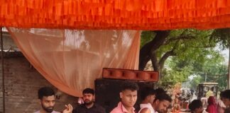 गिलौला में ज्येष्ठ माह के बड़े मंगल पर भक्तिमय माहौल:मंदिरों में उमड़ी भीड़, जगह-जगह हुए भंडारे
