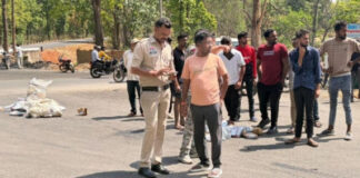 तेज रफ्तार ट्रक ने डिलीवरी बॉय को कुचला, युवक की मौके पर मौत, चालक फरार