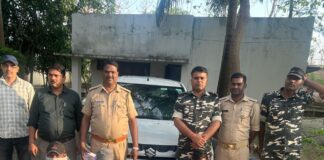 149 बोतल अवैध शराब के साथ तीन तस्कर गिरफ्तार:ठूठीबारी बॉर्डर पर आबकारी-एसएसबी की संयुक्त कार्रवाई