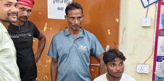 युवक को जहरीले सांप ने डसा:महराजगंज में हालत बिगड़ने पर अस्पताल में भर्ती