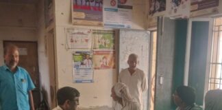 महदेवा दूबे में आरोग्य मेला, 35 मरीजों को मुफ्त इलाज:प्राथमिक स्वास्थ्य केंद्र पर मिलीं जांच, दवाएं और परामर्श