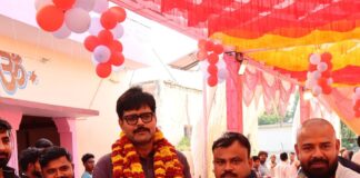 विधायक अभय सिंह का खेसुआ में स्वागत:धार्मिक कार्यक्रम में पहुंचे गोसाईगंज के विधायक