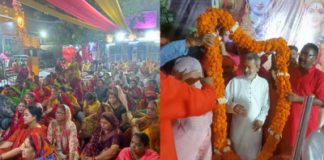शिव पुराण कथा के तीसरे दिन पंडित रमेश पांडे ने किया शिव महिमा का वर्णन