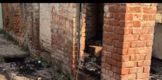 बहराइच में घर में आग, महिला गंभीर रूप से झुलसी:महिला ने भाइयों पर लगाया आग लगाने का आरोप, पुलिस जांच में जुटी