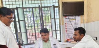 कोहड़वल पीएचसी में 7 मरीजों की जांच:मलेरिया, टाइफाइड और शुगर की हुई जांच