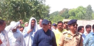 जिलाधिकारी ने महाराजा सुहेलदेव स्मारक स्थल का निरीक्षण किया:बहराइच में विजय उत्सव की तैयारियों का जायजा लिया