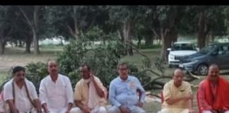 बांसी में अखंड रामायण पाठ का आयोजन:कार्यक्रम में विधायक भी हुए शामिल, भंडारे में उमड़ी श्रद्धालुओं की भीड़