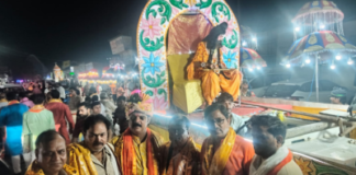 भगवान परशुराम की वृंदावन में निकली शोभायात्रा पर उमड़ा आस्था का सैलाब