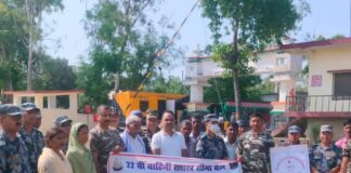 SSB-नेपाल APF ने ‘नो मेंस लैंड’ पर की सफाई:ठूठीबारी सीमा पर संयुक्त स्वच्छता अभियान, बढ़ी दोस्ती