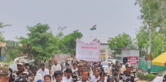 ठूठीबारी में एसएसबी 22वीं वाहिनी ने साइकिल रैली निकाली:’एक भारत श्रेष्ठ भारत’ और स्वास्थ्य का संदेश दिया