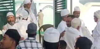 श्रावस्ती में शांतिपूर्ण माहौल में मनाई जा रही बकरीद:ईदगाहों में नमाज अदा कर मांगी गई अमन चैन की दुआएं, सुरक्षा के लिए ड्रोन से निगरानी