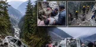 मनाली घूमने गए गुजरात के लोगों की खाई में गिरी कार , छह की मौत