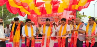 हीटवेव से राहगीरों के बचाव के लिए प्याउ का उद्घाटन