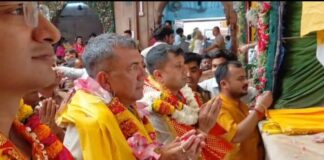 कार्यभार संभालने से पहले बांके बिहारी की शरण में पहुंचे…