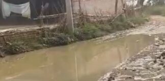 बारिश में दलदल बना रास्ता:जयलाल पुरवा के ग्रामीणों का निकलना दूभर
