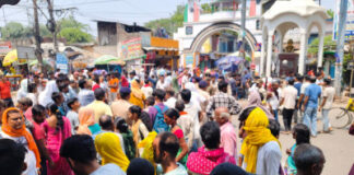 छात्र की मौत को हत्या बता परिजनों ने किया सड़क जाम, पुलिस पर लगा आरोप