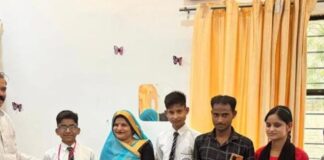 उसरा इंटर कॉलेज में मेधावियों का सम्मान:कैसरगंज में छात्रों को देश निर्माण का संदेश