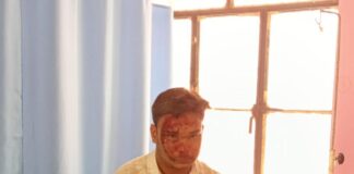 नवीन मॉडर्न में बाइक की टक्कर से दो युवक घायल:बौद्ध परिपथ पर हादसा, मेडिकल कॉलेज बहराइच रेफर