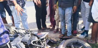बेलवा-इटवा मार्ग पर स्कार्पियो-बाइक की जोरदार टक्कर:बाइक पर सवार युवक घायल, चालक फरार