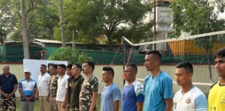 महराजगंज में शहीद राम प्रवेश यादव को श्रद्धांजलि:SSB और नेपाल APF ने मैत्रीपूर्ण वॉलीबॉल मैच का आयोजन किया