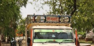 गोनरा में अवैध डीएपी खाद पकड़ी गई:पुलिस-कृषि विभाग ने 60 बोरी खाद के साथ पिकअप वाहन जब्त किया, दो गिरफ्तार