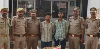 मकबरे से लाइटें चोरी करने वाले दो आरोपी गिरफ्तार, लाइट की जालियां बरामद