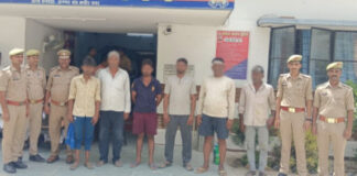हत्या के प्रयास के मामले में वांछित 06 अभियुक्तों को किया गया गिरफ्तार