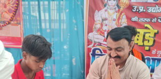 बड़े मंगल पर अध्यक्ष सुभाष सत्या ने किया भंडारे का आयोजन