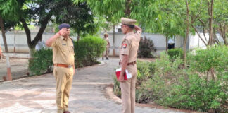 साप्ताहिक मंगलवार परेड का किया गया निरीक्षण, दिये गए आवश्यक दिशा निर्देश