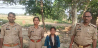 नाबालिग बालक का अपहरण करने के मामले मेंअभियुक्ता को किया गया गिरफ्तार