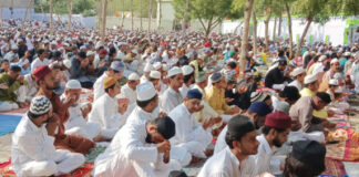ईदगाह व मस्जिदों में शांतिपूर्ण तरीके से अदा हुई ईद-उल-अजहा की नमाज