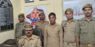 जीआरपी टीम ने ट्रेनो में यात्रियों का सामान चोरी करने वाले अभियुक्त को किया गिरफ्तार