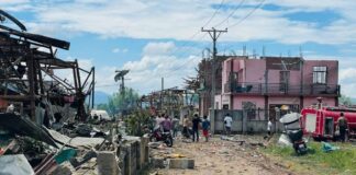 चीनी सीमा के पास दहला म्यांमार; 100 से ज्यादा घर उड़े, 45 से अधिक मौतें, 70 घायल