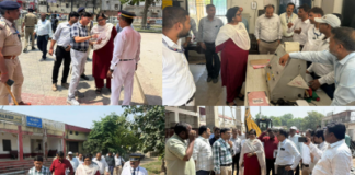 अमृत भारत स्टेशन योजना के निर्माण कार्यों का एडीआरएम द्वारा निरीक्षण