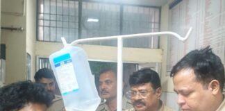 बहराइच के नानपारा में युवक को गोली मारी:पारिवारिक विवाद में पट्टीदारों पर आरोप, जिला अस्पताल रेफर