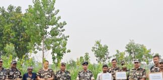 कोदिया गांव में विश्व पर्यावरण दिवस पर पौधरोपण:एसएसबी जवानों और ग्रामीणों ने पर्यावरण संरक्षण का लिया संकल्प